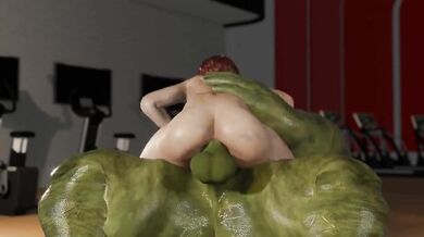 "Black Widow's Asshole Workout - Today!"