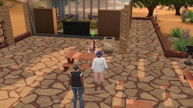 "After being caught eating ass in the park, Sara Pechotes finds herself in a steamy threesome with two strangers in a public bathroom."