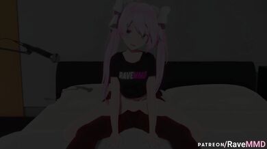 'Miku's MMD Rave Gone Wild'
