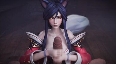 "Exploring the Depths of Pleasure with Ahri and her Handjob"