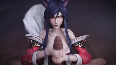 Exploring the Depths of Pleasure with Ahri and her Handjob