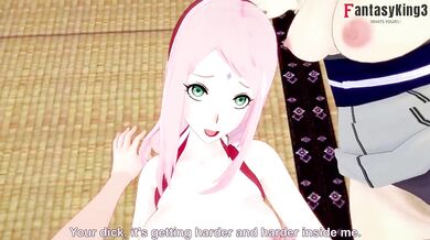 "The Secret Sexual Desires of the Leaf Village: Naruto, Tsunade and Sakura Engage in an Unforgettable Threesome"