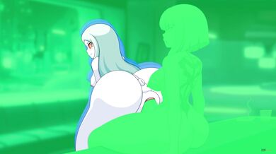 Watch as Lucy, a cute and busty blonde gets pounded by Rebecca, an athletic brunette with a huge dick.