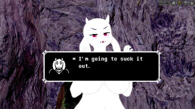 "Asgore's Daughter, Toriel, Takes Human Soul to Satisfy her Intense Desire for Carnal Pleasure."