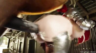 "Bouncy Horses Farting and Pounding the Virgin Ass of the Heartless Goddess Rhode, in This Epic Fart Edit by Wceen."