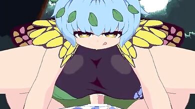 "[Hentai] Cirno's New Breastgrowth"