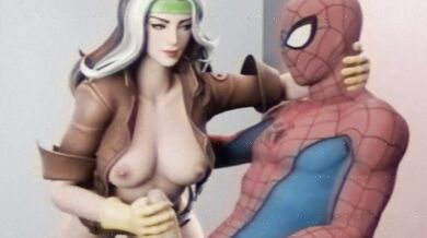 "Spidermen and Roguettes in the VHS XXX Parody"