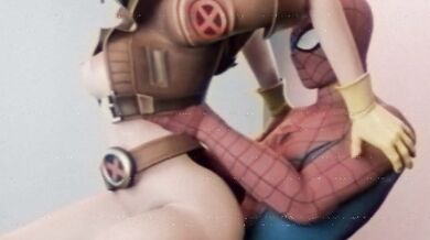 "Spidermen and Roguettes in the VHS XXX Parody"