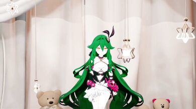 "The Siren's Hentai Honkai Impact: 3rd Undress Dancing Queencard Music MMD Dark Green Hair Porn Video."