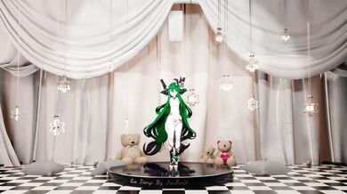 "The Siren's Hentai Honkai Impact: 3rd Undress Dancing Queencard Music MMD Dark Green Hair Porn Video."