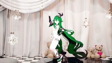 "The Siren's Hentai Honkai Impact: 3rd Undress Dancing Queencard Music MMD Dark Green Hair Porn Video."