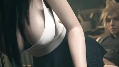 'Penetrating Reversal: Tifa in HydraFXX's Cowgirl Position, No Waste [Hentai Porn Video]'