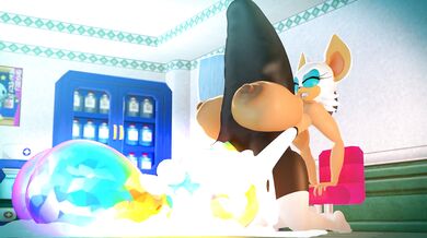 The rainbow-colored dildo that's too big for most people, but you take it like a champ!