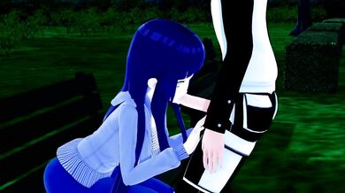 "Innocent Naruto and Hinata's First Time in the Park Gets Them Fucked by Strangers"