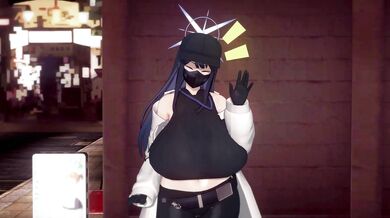 "Saori Joumae Gets Fucked By A Giant Cock In Her Mouth And Ass, All At Once!"