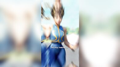 Editing a hentai PORN video with Chun-Li is not something I would recommend, but if you insist...