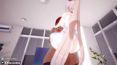 "Lustful Kokomi's Secret Desires: The Erotic Adventures of Genshin Impact's Ikazuma."