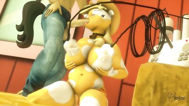 'Big-titted Farmer's Daughter Milking for Pleasure'