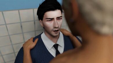 "Exposed and Fucked by Professor in Public Bathroom"