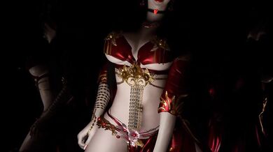 "The Sexy Dance of the Priestess Riding a Stallion"
