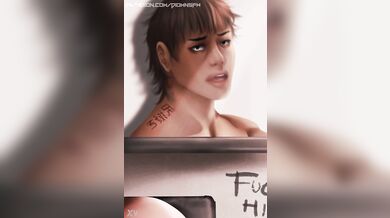 "A Twink's Hentai Nightmare: Stuck in a Hole and Penetrated by a Giant Cock"