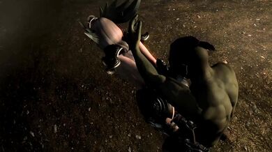 "The Sultry Maiden of Skyrim - A Royal Knight Caught and Captured by Naughty Bandits in a Dark Forest"