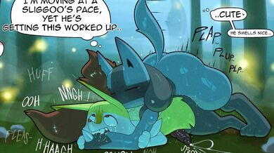 "Sexy Pokemon Braixen and Lucario's Hot XXX Adventure"