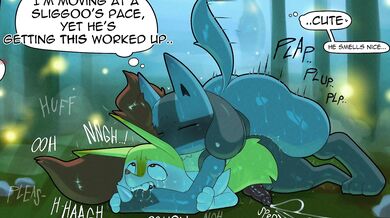 "Sexy Pokemon Braixen and Lucario's Hot XXX Adventure"