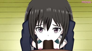 "One day, Riko and Riku had a threesome with their friend Takina. They were all enjoying themselves until Inoue unexpectedly joined in on the action."