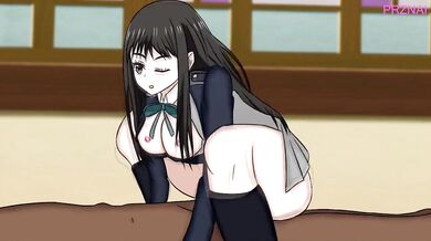 "One day, Riko and Riku had a threesome with their friend Takina. They were all enjoying themselves until Inoue unexpectedly joined in on the action."