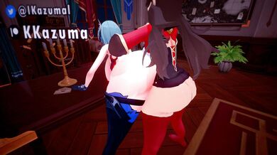 "The Ultimate Erotic Experience of Genshin Impact: Eula and Amber, The Kazamals!"