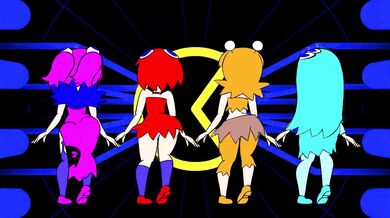 Ghostly Sisters Strip Tease in the Shadowy Darkness!