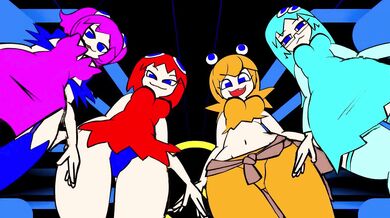 Ghostly Sisters Strip Tease in the Shadowy Darkness!