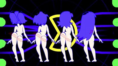 Ghostly Sisters Strip Tease in the Shadowy Darkness!