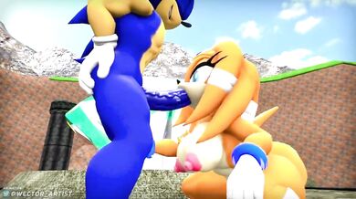 "Moments of Passion with Sonic and Tikal"