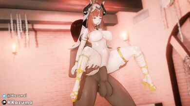"Exploring the Deepest Depths of Desire with Nilou and Kazumal in Genshin Impact!"