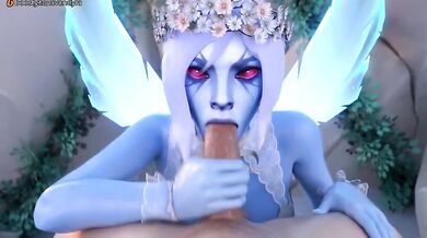 "The Eternal Beauty of a Maiden's Bloom: A Hentai Fantasy Between the Virgin Bride and Lavanda, Goddess of Love and Lust"