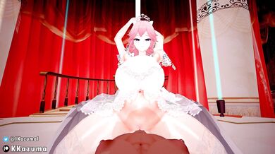 Rewritten: "Hardcore ride with Genshin Impact and Ikazumi"