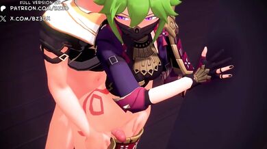 Hentai Porn: "Genki Impact - The Explosive Sexual Encounter of Genshin and Kuki Shinobu"