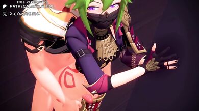 Hentai Porn: "Genki Impact - The Explosive Sexual Encounter of Genshin and Kuki Shinobu"