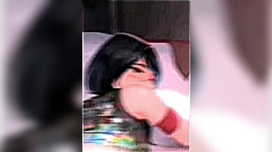 "Girl's Anal Tease with a Big Ring Gag and Editing by Rule 34 Addict."