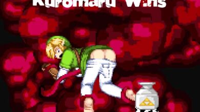 "Bulging Butt Invasion: A Mythical Beast Takes Its Pick of the Litter."