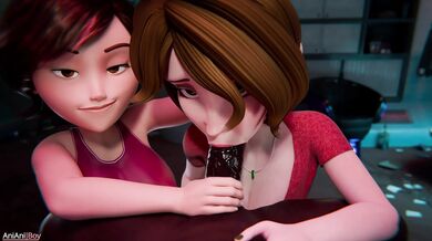 'Unleashed Mature Women: Black Leather and Animated Boy Fantasy'