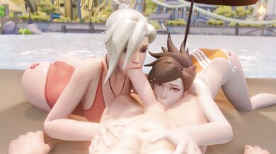 Rewritten: "Mercy and Tracer Suck Dick (Bleached)"