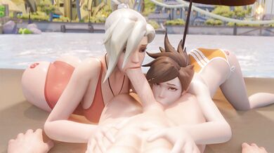 Rewritten: "Mercy and Tracer Suck Dick (Bleached)"