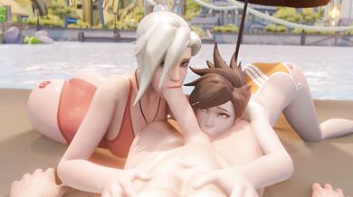 Rewritten: "Mercy and Tracer Suck Dick (Bleached)"