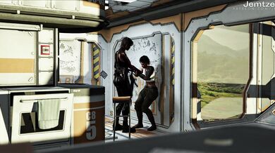 'Galactic Intruder: The Futa Jemtzem and Her Alien Lover's Mighty Rocket'