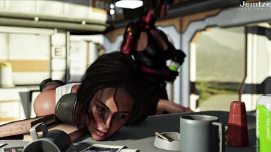 'Galactic Intruder: The Futa Jemtzem and Her Alien Lover's Mighty Rocket'