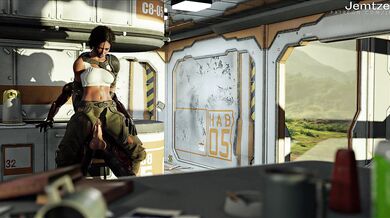 'Galactic Intruder: The Futa Jemtzem and Her Alien Lover's Mighty Rocket'