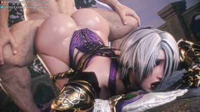 'Bouquetman gives Ivy a rim-job^as she gets pounded from behind'